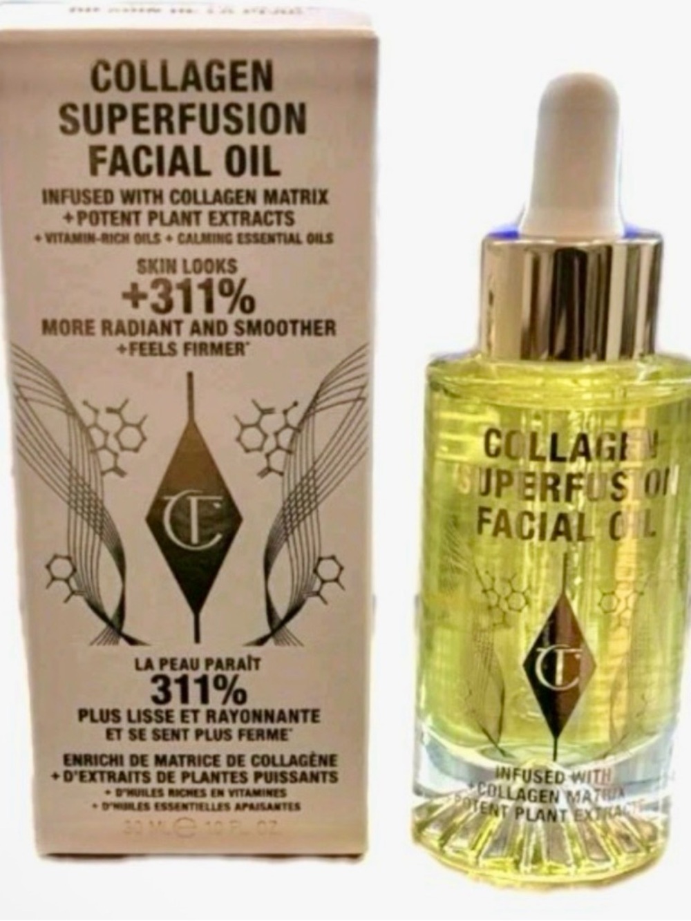 Charlotte Tilbury Collagen Superfusion Facial Oil 1 Oz New